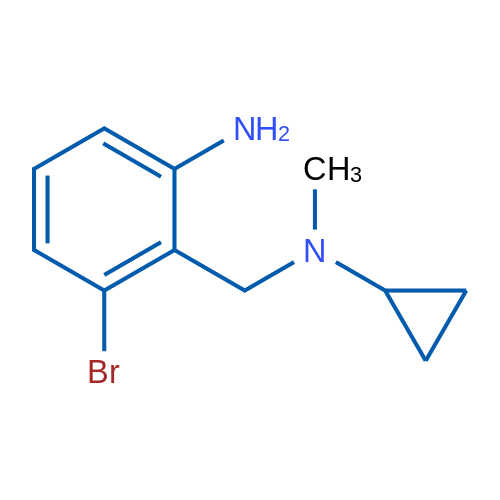 3-Bromo-2-([cyclopropyl(methyl)amino]methyl)aniline 1g