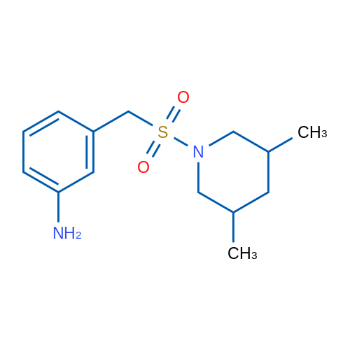 3-(((3,5-Dimethylpiperidin-1-yl)sulfonyl)methyl)aniline 1g