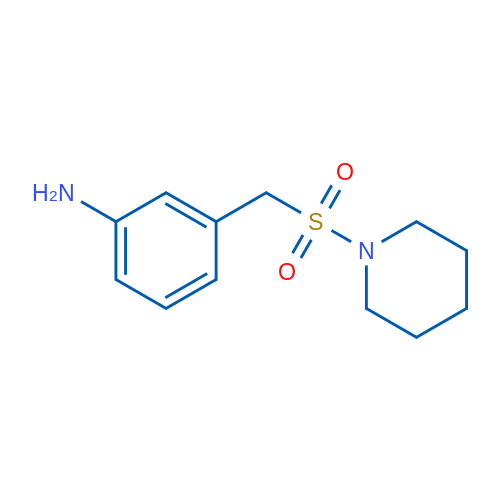 3-((Piperidin-1-ylsulfonyl)methyl)aniline 5g