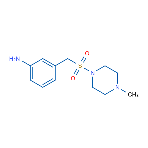 3-(((4-Methylpiperazin-1-yl)sulfonyl)methyl)aniline 1g