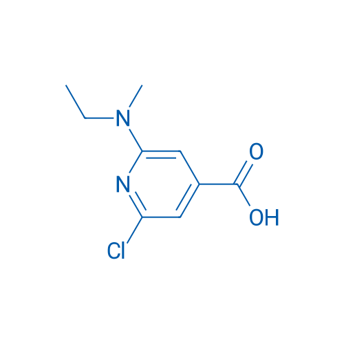 2-Chloro-6-[ethyl(methyl)amino]pyridine-4-carboxylic acid 1g