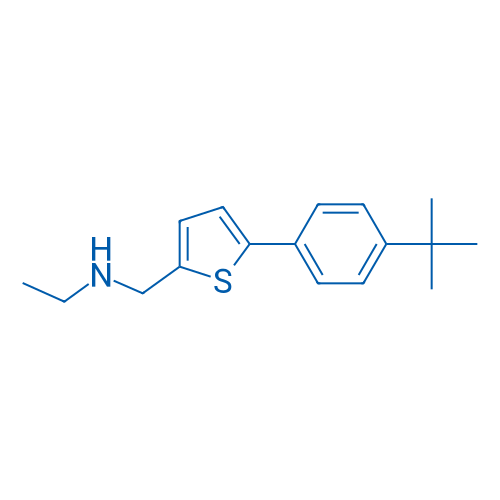 {[5-(4-tert-butylphenyl)thiophen-2-yl]methyl}(ethyl)amine 1g