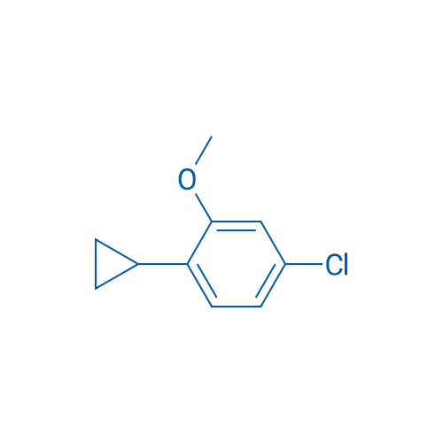 4-Chloro-1-cyclopropyl-2-methoxybenzene 1g