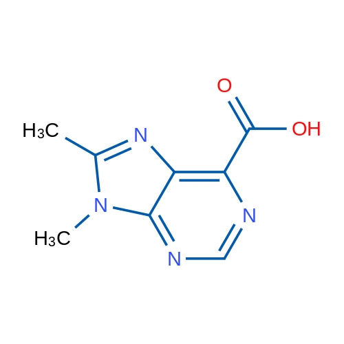 8,9-Dimethyl-9H-purine-6-carboxylic acid 1g