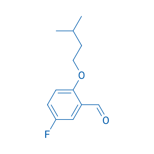 5-Fluoro-2-(isopentyloxy)benzaldehyde 1g