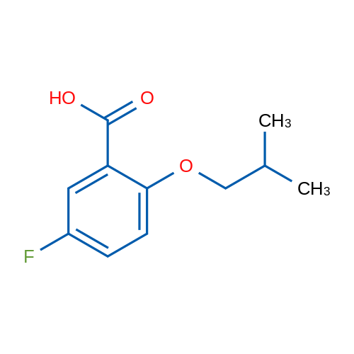5-Fluoro-2-isobutoxybenzoic acid 1g