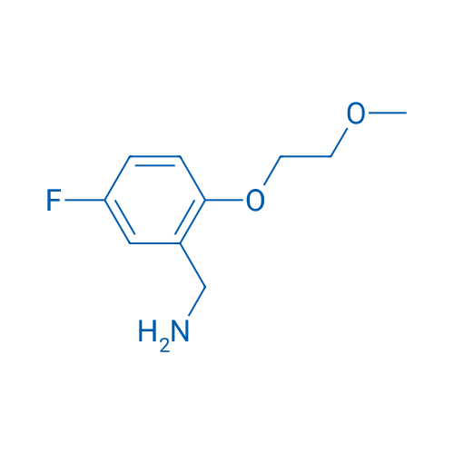 5-Fluoro-2-(2-methoxy-ethoxy)-benzylamine 1g