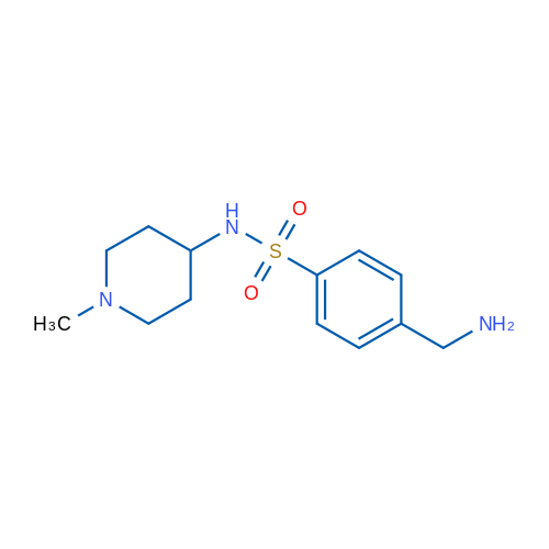 4-(Aminomethyl)-N-(1-methylpiperidin-4-yl)benzenesulfonamide 1g