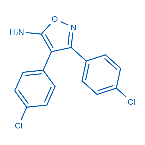 Bis(4-chlorophenyl)-1,2-oxazol-5-amine 100mg