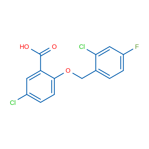 5-Chloro-2-((2-chloro-4-fluorobenzyl)oxy)benzoic acid 5g