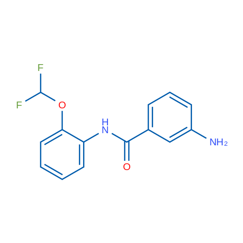 3-Amino-N-(2-(difluoromethoxy)phenyl)benzamide 1g