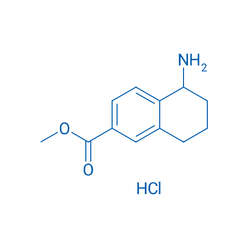 Methyl 5-amino-5,6,7,8-tetrahydronaphthalene-2-carboxylate hydrochloride 50mg