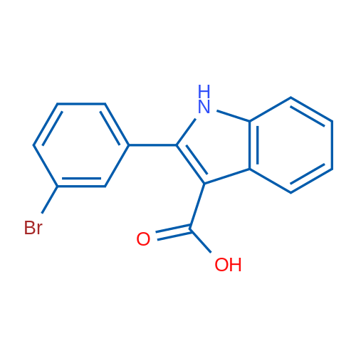 2-(3-Bromophenyl)-1h-indole-3-carboxylic acid 1g