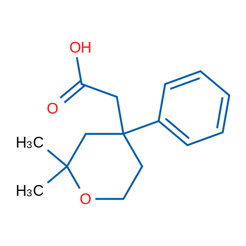 2-(2,2-Dimethyl-4-phenyltetrahydro-2H-pyran-4-yl)acetic acid 1g