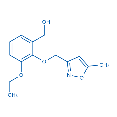 {3-ethoxy-2-[(5-methyl-1,2-oxazol-3-yl)methoxy]phenyl}methanol 250mg