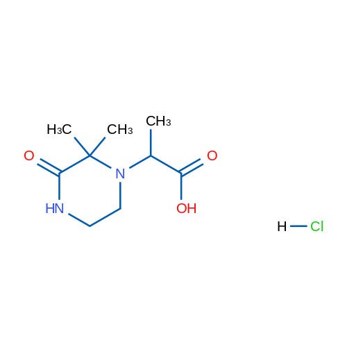 2-(2,2-Dimethyl-3-oxopiperazin-1-yl)propanoic acid hydrochloride 5g