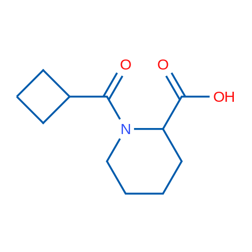 1-(Cyclobutanecarbonyl)piperidine-2-carboxylic acid 5g