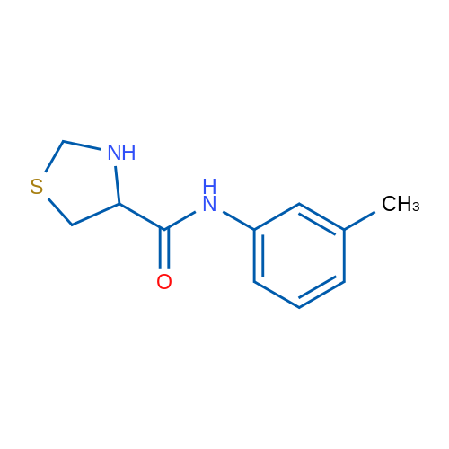 N-(3-Methylphenyl)-1,3-thiazolidine-4-carboxamide 1g
