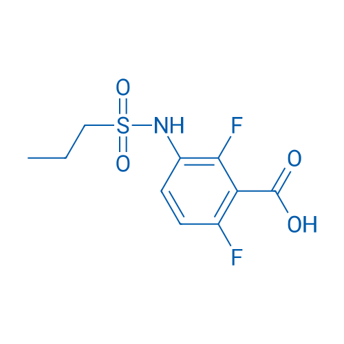 2,6-Difluoro-3-(propylsulfonamido)benzoic acid 25g