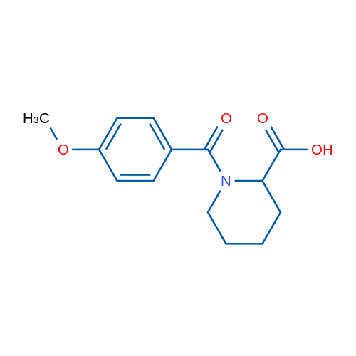 1-(4-Methoxybenzoyl)piperidine-2-carboxylic acid 5g