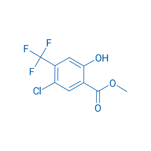 Methyl 5-chloro-2-hydroxy-4-(trifluoromethyl)benzoate 250mg