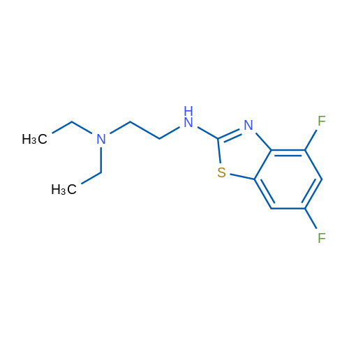 N'-(4,6-difluoro-1,3-benzothiazol-2-yl)-N,N-diethylethane-1,2-diamine 1g
