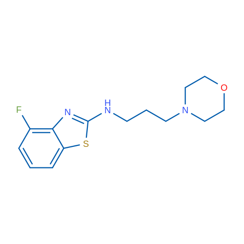 4-fluoro-N-(3-morpholin-4-ylpropyl)-1,3-benzothiazol-2-amine 5g