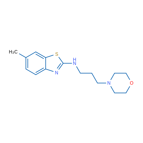 6-methyl-N-(3-morpholin-4-ylpropyl)-1,3-benzothiazol-2-amine 10g