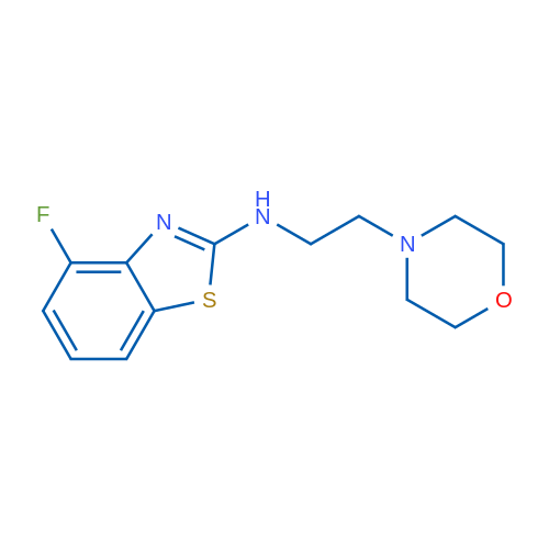 4-fluoro-N-(2-morpholin-4-ylethyl)-1,3-benzothiazol-2-amine 1g
