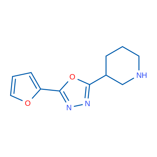 2-(furan-2-yl)-5-(piperidin-3-yl)-1,3,4-oxadiazole 10g