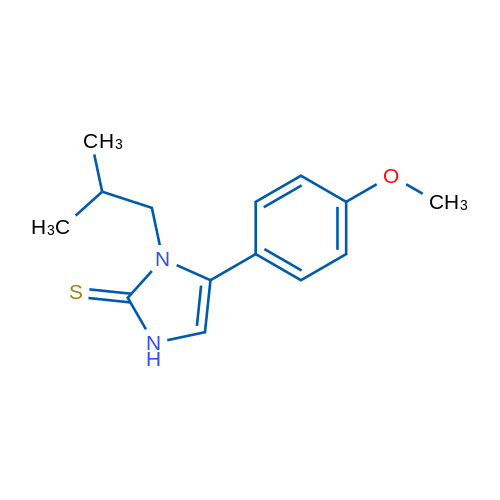 1-isobutyl-5-(4-methoxyphenyl)-1,3-dihydro-2H-imidazole-2-thione 1g