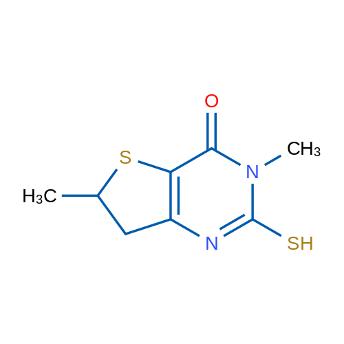 2-mercapto-3,6-dimethyl-6,7-dihydrothieno[3,2-d]pyrimidin-4(3H)-one 1g