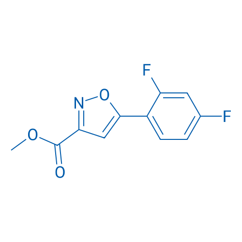 Methyl 5-(2,4-difluorophenyl)isoxazole-3-carboxylate 250mg