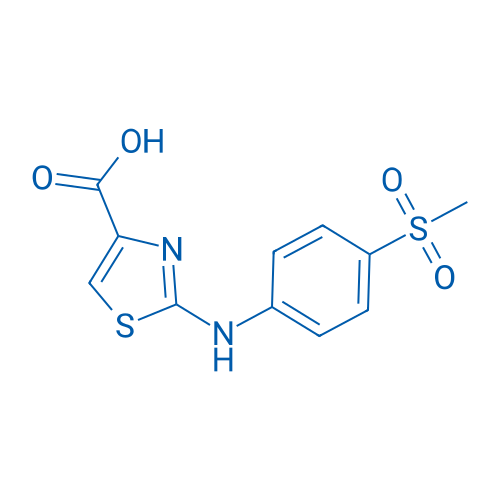 4-Thiazolecarboxylic acid, 2-[[4-(methylsulfonyl)phenyl]amino]- 250mg