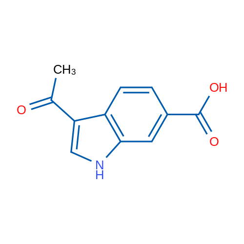 3-acetyl-1H-indole-6-carboxylic acid 250mg