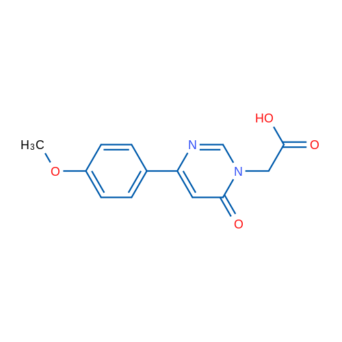 [4-(4-methoxyphenyl)-6-oxopyrimidin-1(6{H})-yl]acetic acid 5g