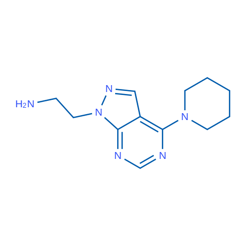 [2-(4-piperidin-1-yl-1H-pyrazolo[3,4-d]pyrimidin-1-yl)ethyl]amine 10g
