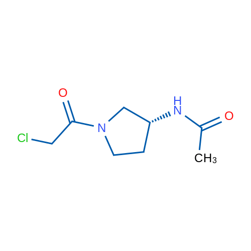 (R)-N-(1-(2-Chloroacetyl)pyrrolidin-3-yl)acetamide 1g