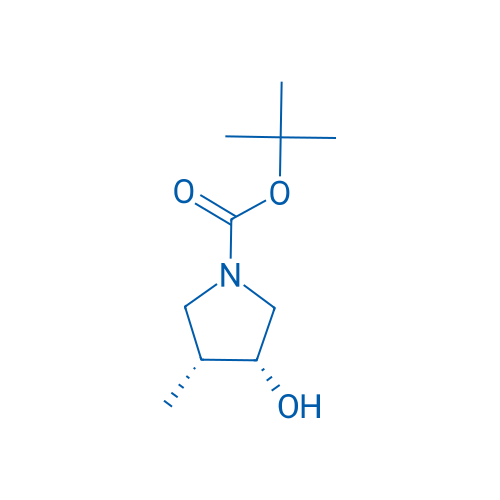 (3R,4R)-rel-tert-Butyl 3-hydroxy-4-methylpyrrolidine-1-carboxylate 250mg