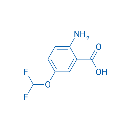 2-Amino-5-(difluoromethoxy)benzoic acid 1g