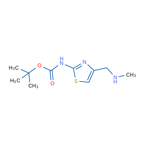 tert-Butyl (4-((methylamino)methyl)thiazol-2-yl)carbamate 1g