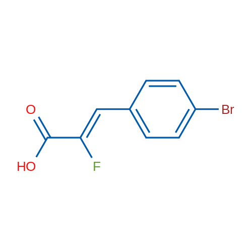(2Z)-3-(4-Bromophenyl)-2-fluoroprop-2-enoic acid 1g