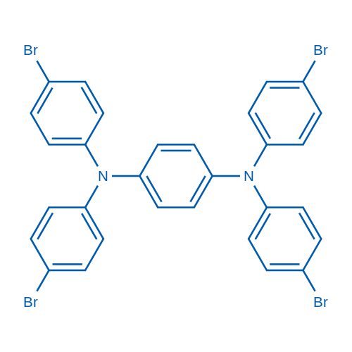 N1,N1,N4,N4-Tetrakis(4-bromophenyl)benzene-1,4-diamine 1g