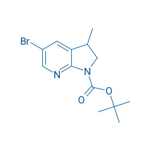 tert-Butyl 5-bromo-3-methyl-2,3-dihydro-1H-pyrrolo[2,3-b]pyridine-1-carboxylate 100mg