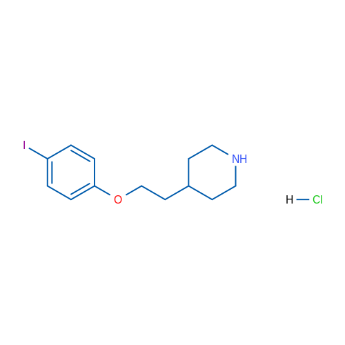4-(2-(4-Iodophenoxy)ethyl)piperidine hydrochloride 5g