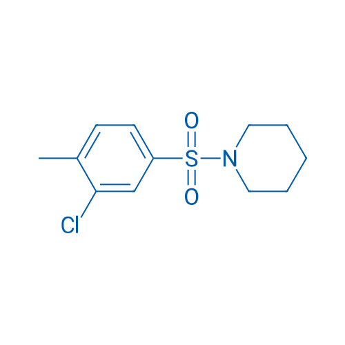 1-((3-Chloro-4-methylphenyl)sulfonyl)piperidine 100mg