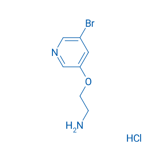 2-((5-Bromopyridin-3-yl)oxy)ethanamine hydrochloride 1g