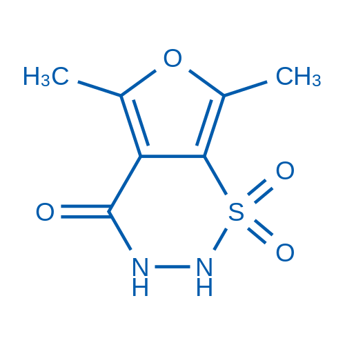 5,7-Dimethyl-2,3-dihydro-4H-furo[3,4-e][1,2,3]thiadiazin-4-one 1,1-dioxide 5g