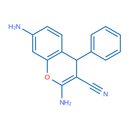 2,7-Diamino-4-phenyl-4H-chromene-3-carbonitrile 1g