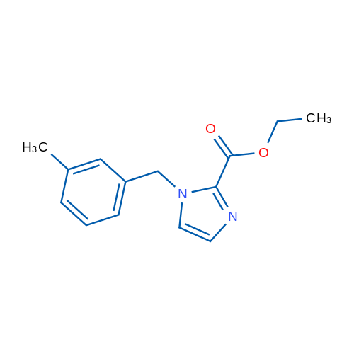 Ethyl 1-(3-methylbenzyl)-1H-imidazole-2-carboxylate 1g
